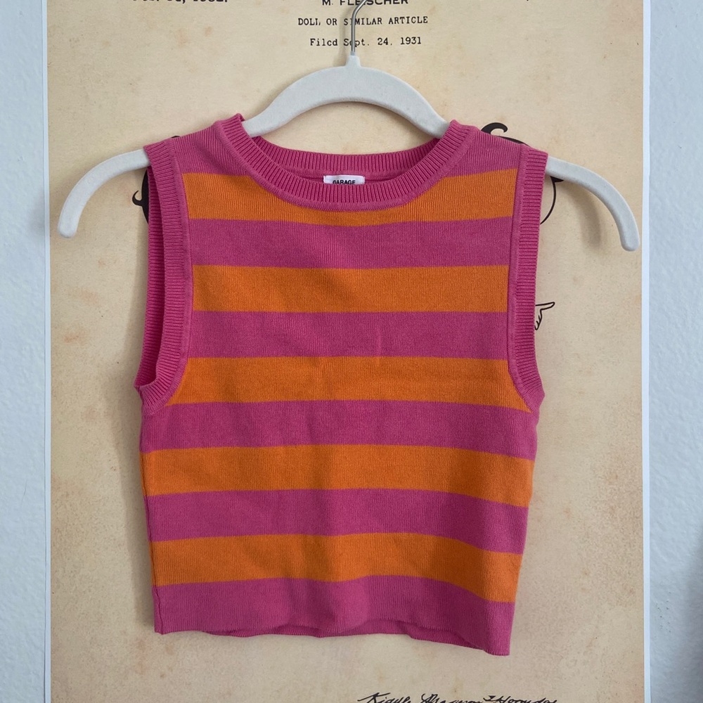 GARAGE knit tank top